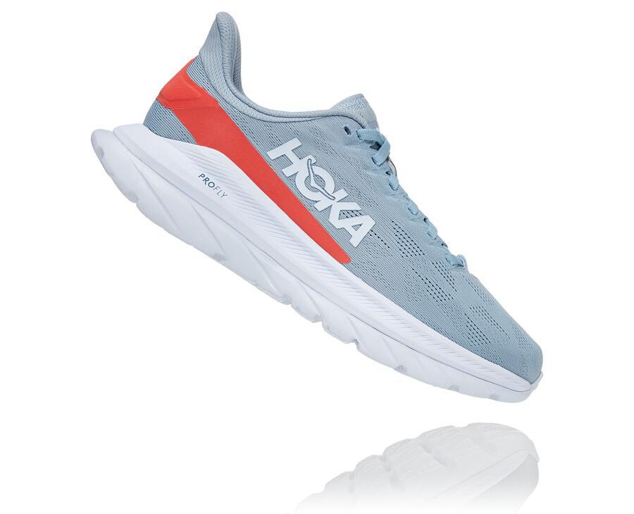 Hoka One One Løbesko Dame - Mach 4 - Blå/Hvide - 123456ZHJ